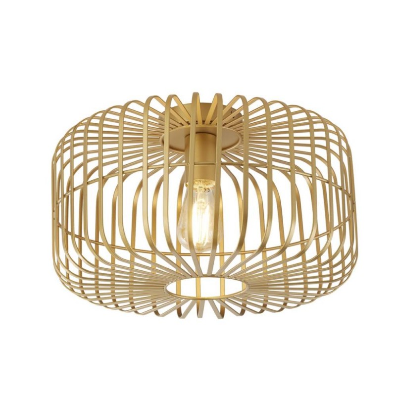 Searchlight-86560GO - Crib - Matt Gold Semi Flush