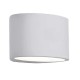 Searchlight-8721 - Plaster - White Oval Plaster Wall Lamp