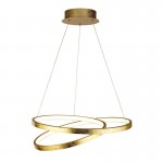 Float - LED Gold Leaf 2 Light Pendant Float - LED Gold Leaf 2 Light Pendant