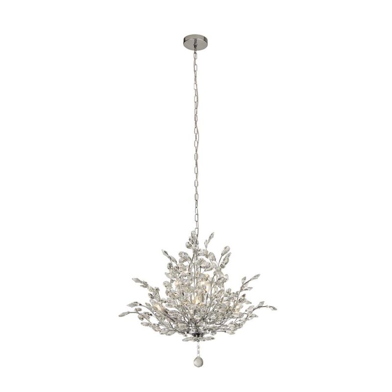 Searchlight-8807-7CC - Bouquet - Chrome 7 Light Centre Fitting with Crystal