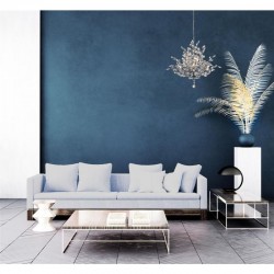 Bouquet - Chrome 7 Light Centre Fitting with Crystal