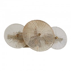 Wagon Wheel - Bronze 6 Light Wall / Ceiling Lamp with Clear & Amber Glasses Wagon Wheel - Bronze 6 Light Wall / Ceiling Lamp with Clear & Amber Glasses