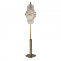 Wagon Wheel - Bronze 6 Light Floor Lamp with Clear & Amber Glasses Wagon Wheel - Bronze 6 Light Floor Lamp with Clear & Amber Glasses