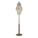 Searchlight-88212-6BZ - Wagon Wheel - Bronze 6 Light Floor Lamp with Clear & Amber Glasses