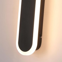 Bordo - Black LED Wall Lamp IP65