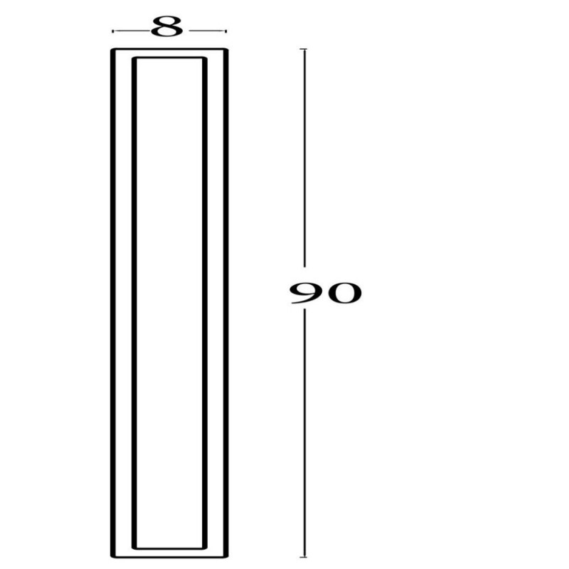 Searchlight-88711-900 - Bordo II - Black Square CCT Wall Lamp IP65