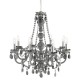 Searchlight-8888-8GY - Marie Therese - Grey Acrylic 8 Light Chandelier