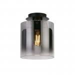 Sweden - Matt Black Flush with Smoked Ombre Glass Sweden - Matt Black Flush with Smoked Ombre Glass