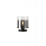 Sweden - Matt Black Table Lamp with Smoked Ombre Glass Sweden - Matt Black Table Lamp with Smoked Ombre Glass