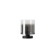 Searchlight-88913-1BK - Sweden - Matt Black Table Lamp with Smoked Ombre Glass