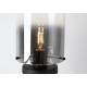 Searchlight-88913-1BK - Sweden - Matt Black Table Lamp with Smoked Ombre Glass