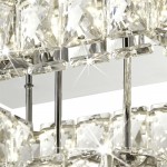 Clover - Chrome LED Flush with Crystal