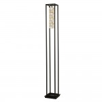 Elevator - Black LED Floor Lamp with Crystal