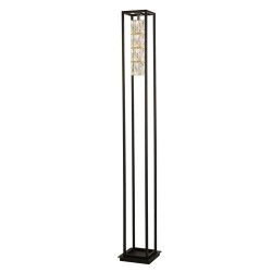 Elevator - Black LED Floor Lamp with Crystal
