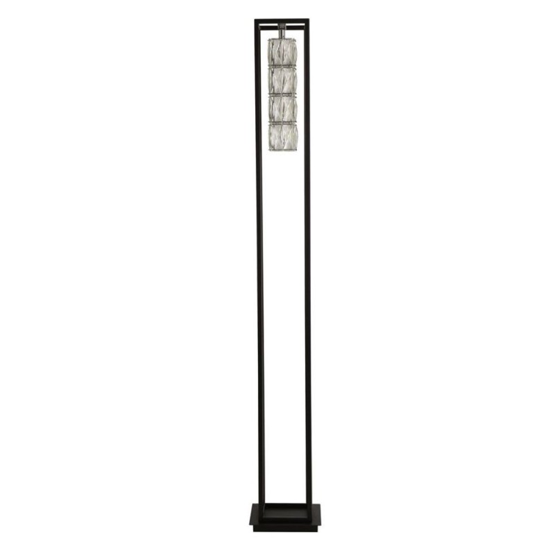 Searchlight-89563BK - Elevator - Black LED Floor Lamp with Crystal