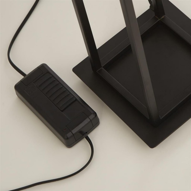 Searchlight-89563BK - Elevator - Black LED Floor Lamp with Crystal