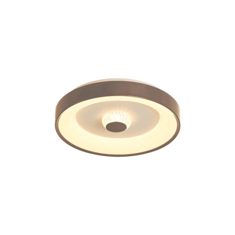 Searchlight-89735-38LT - Polka - Latte & White LED Flush
