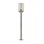 Box II - Galvanised Silver Bollard with Clear Glass Box II - Galvanised Silver Bollard with Clear Glass