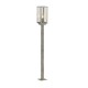 Searchlight-90151-900SI - Box II - Galvanised Silver Bollard with Clear Glass