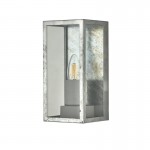 Box II - Galvanised Silver Wall Lamp with Clear Glass Box II - Galvanised Silver Wall Lamp with Clear Glass