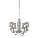 Searchlight-9045-5CC - Catalina - Chrome 5 Light Centre Fitting with Smoked Glass
