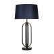 Searchlight-91101AZ - Chic - Black Table Lamp with Navy Shade