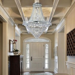 Versailles - Traditional Chrome 19 Light Chandelier with Crystal
