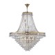 Searchlight-9112-102GO - Versailles - Traditional Gold 19 Light Chandelier with Crystal