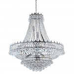 Versailles - Traditional Chrome 13 Light Chandelier with Crystal