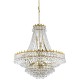 Searchlight-9112-82GO - Versailles - Traditional Gold 13 Light Chandelier with Crystal