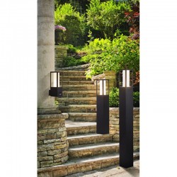 Avenue - Black PIR Wall Lamp with Matt White Diffuser Avenue - Black PIR Wall Lamp with Matt White Diffuser