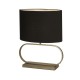 Searchlight-92102BK - Sleek - Bronze Table Lamp with Black Shade