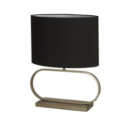 Sleek - Bronze Table Lamp with Black Shade