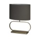 Searchlight-92102GY - Sleek - Bronze Table Lamp with Grey Shade