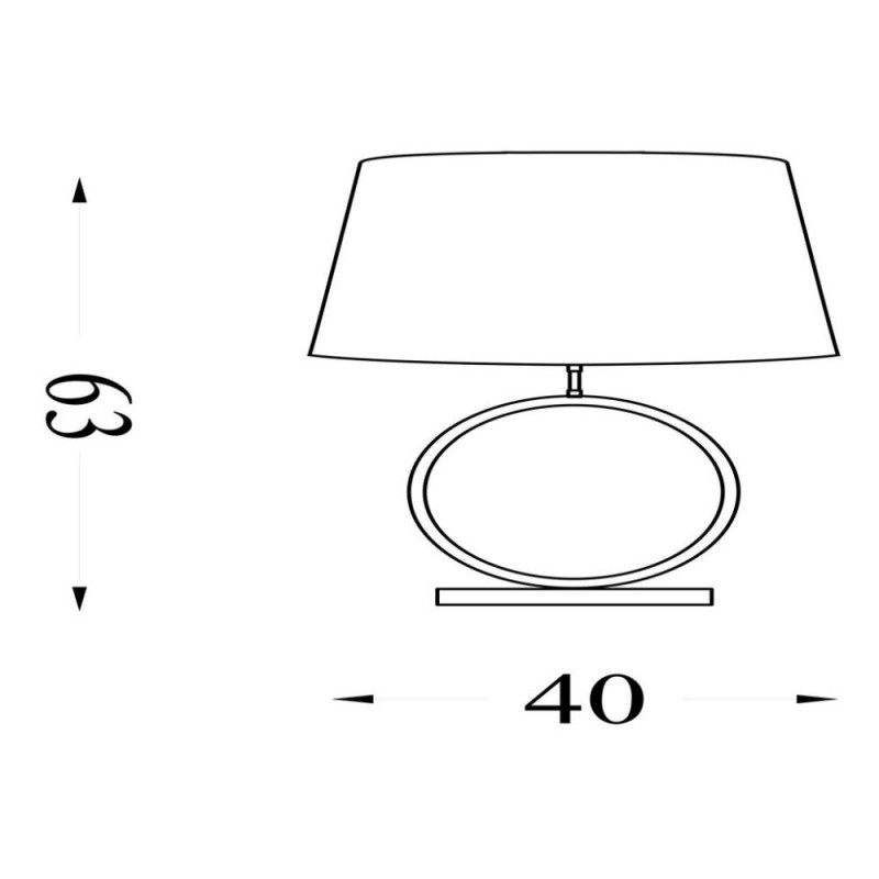 Searchlight-93101WH - Elegant - Matt Black Table Lamp with White Shade