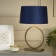 Searchlight-93102AZ - Elegant - Bronze Table Lamp with Navy Velvet Shade