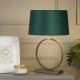 Searchlight-93102EM - Elegant - Bronze Table Lamp with Emerald Velvet Shade