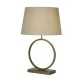 Searchlight-93102NA - Elegant - Bronze Table Lamp with Natural Shade