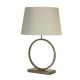 Searchlight-93102NA - Elegant - Bronze Table Lamp with Natural Shade