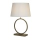 Searchlight-93102WH - Elegant - Bronze Table Lamp with White Shade