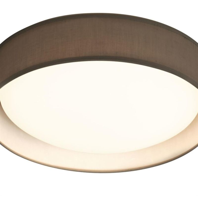 Searchlight-9371-37GY - Gianna - Grey LED Flush with White Diffuser