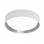 Gianna - White & Silver LED Flush with White Diffuser Gianna - White & Silver LED Flush with White Diffuser