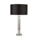 Searchlight-9387CC - Kylie - Black Shade & Chrome with Glass Table Lamp