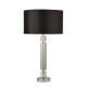 Searchlight-9387CC - Kylie - Black Shade & Chrome with Glass Table Lamp