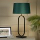 Searchlight-94101EM - Modish - Black Table Lamp with Emerald Velvet Shade