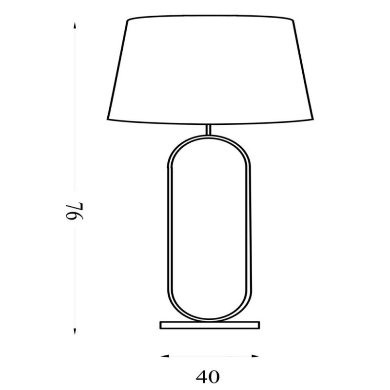 Searchlight-94101OR - Modish - Black Table Lamp with Burnt Orange Velvet Shade