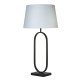 Searchlight-94101WH - Modish - Black Table Lamp with White Shade