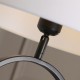 Searchlight-94101WH - Modish - Black Table Lamp with White Shade