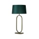 Searchlight-94102EM - Modish - Bronze Table Lamp with Emerald Velvet Shade