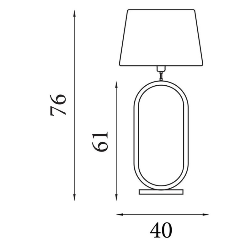 Searchlight-94102EM - Modish - Bronze Table Lamp with Emerald Velvet Shade